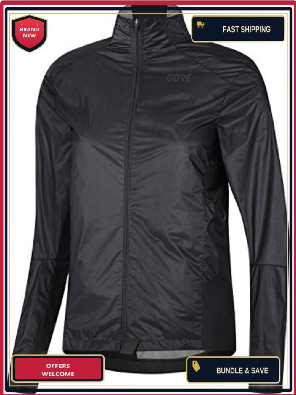 Women's Cycling Jacket Windproof Water-Repellent GORE-TEX INFINIUM
